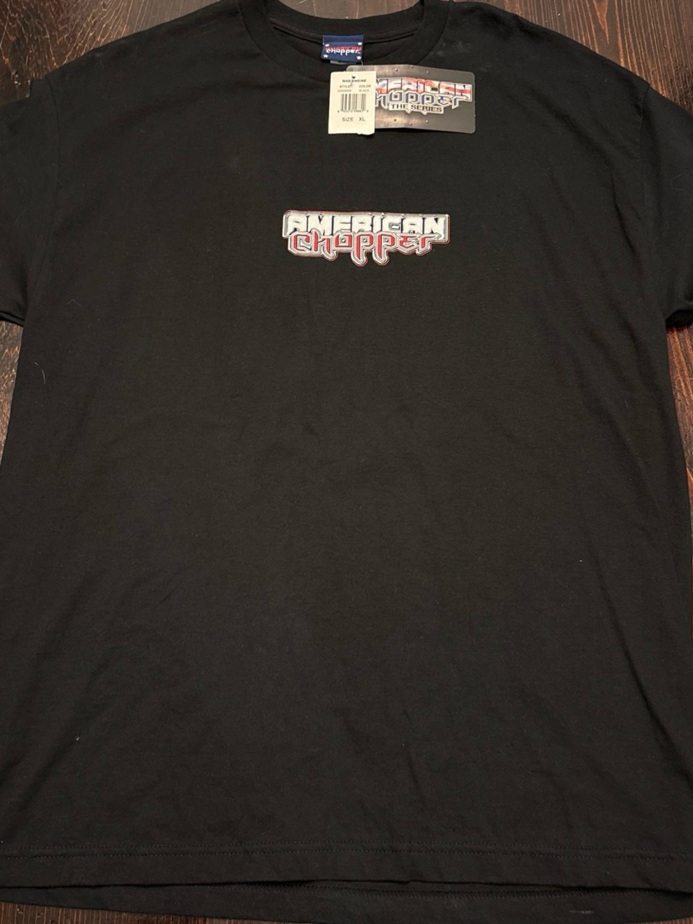 Black American ChopperShort Sleeve Tee